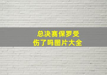 总决赛保罗受伤了吗图片大全