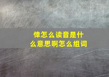 悻怎么读音是什么意思啊怎么组词