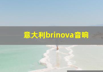 意大利brinova音响