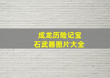 成龙历险记宝石武器图片大全