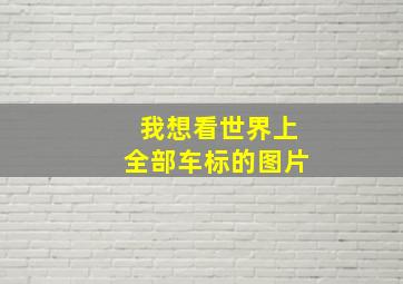 我想看世界上全部车标的图片