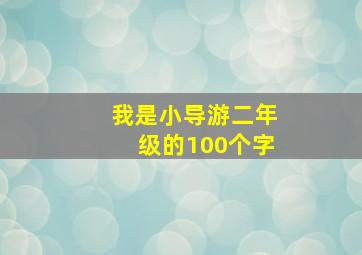 我是小导游二年级的100个字