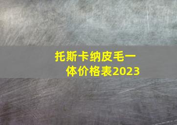 托斯卡纳皮毛一体价格表2023