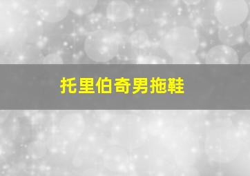 托里伯奇男拖鞋