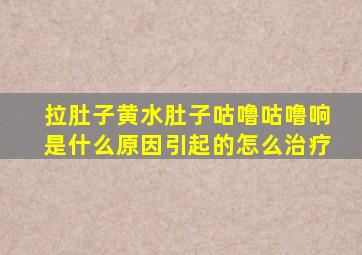 拉肚子黄水肚子咕噜咕噜响是什么原因引起的怎么治疗