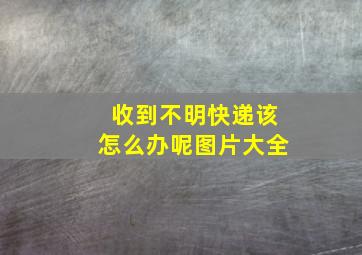 收到不明快递该怎么办呢图片大全