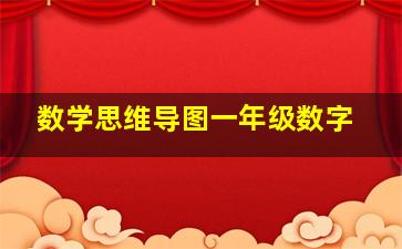 数学思维导图一年级数字