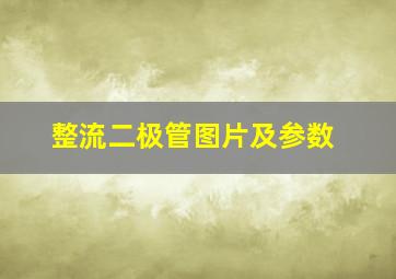 整流二极管图片及参数