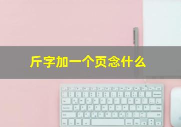 斤字加一个页念什么