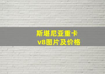 斯堪尼亚重卡v8图片及价格