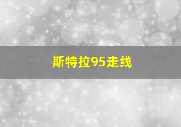 斯特拉95走线