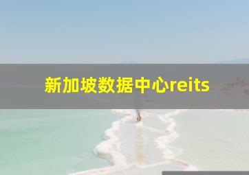 新加坡数据中心reits