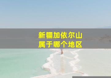 新疆加依尔山属于哪个地区