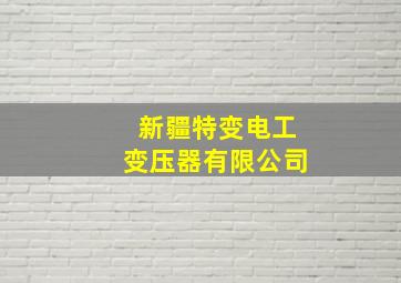 新疆特变电工变压器有限公司