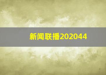 新闻联播202044