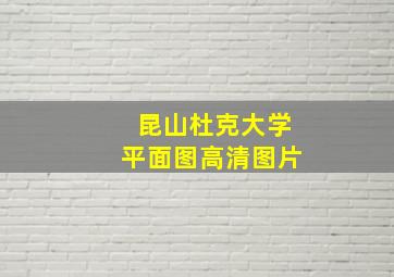 昆山杜克大学平面图高清图片