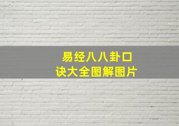 易经八八卦口诀大全图解图片