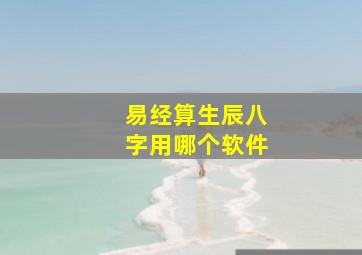 易经算生辰八字用哪个软件