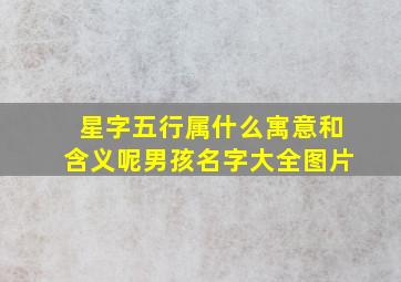 星字五行属什么寓意和含义呢男孩名字大全图片