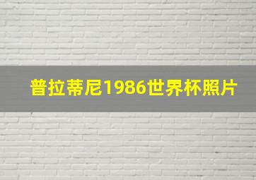 普拉蒂尼1986世界杯照片