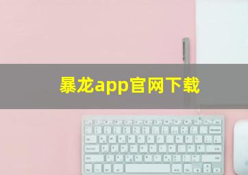 暴龙app官网下载