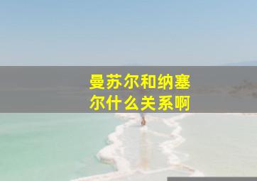 曼苏尔和纳塞尔什么关系啊