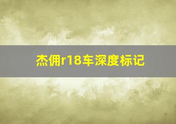 杰佣r18车深度标记