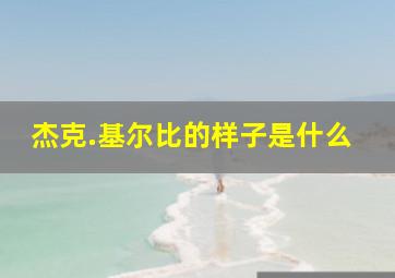 杰克.基尔比的样子是什么