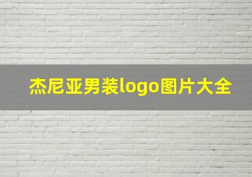 杰尼亚男装logo图片大全