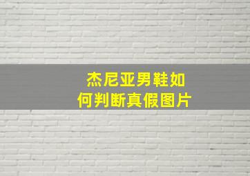 杰尼亚男鞋如何判断真假图片