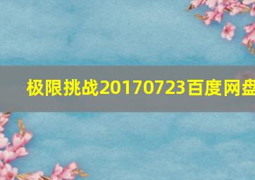 极限挑战20170723百度网盘