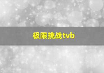 极限挑战tvb