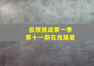 极限挑战第一季第十一期在线观看