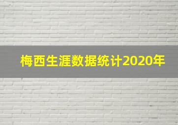 梅西生涯数据统计2020年