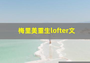 梅里美重生lofter文