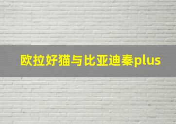 欧拉好猫与比亚迪秦plus