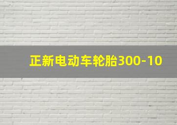 正新电动车轮胎300-10