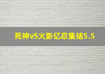 死神vS火影亿忍集结5.5