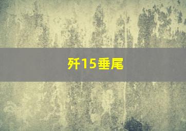 歼15垂尾