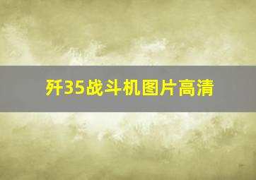 歼35战斗机图片高清