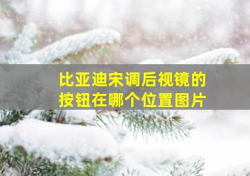 比亚迪宋调后视镜的按钮在哪个位置图片