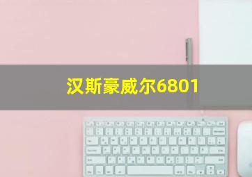 汉斯豪威尔6801