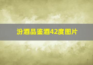 汾酒品鉴酒42度图片