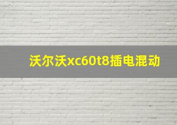 沃尔沃xc60t8插电混动