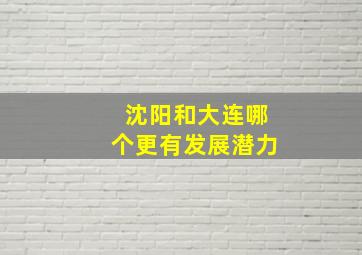 沈阳和大连哪个更有发展潜力