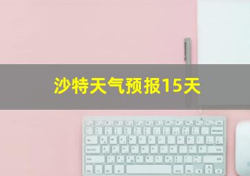 沙特天气预报15天