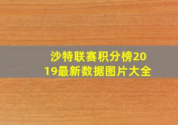 沙特联赛积分榜2019最新数据图片大全