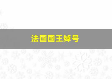 法国国王绰号