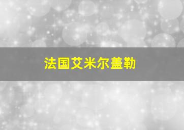 法国艾米尔盖勒