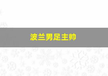 波兰男足主帅